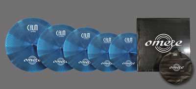 Blue low volume cymbals