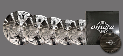 Silver low volume cymbals